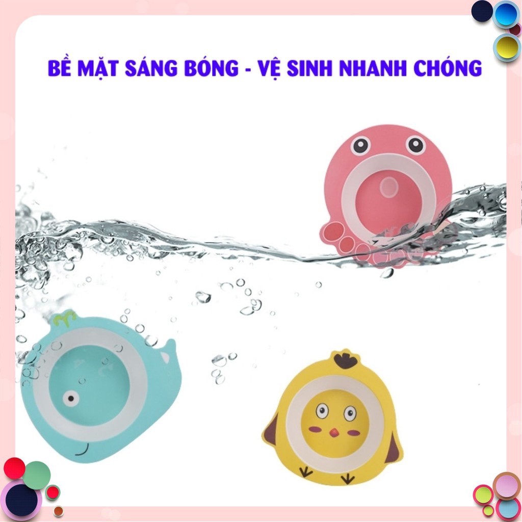 [Tặng Kèm Thìa ] Bát ăn dặm hình thú dễ thương cho bé - MS5156