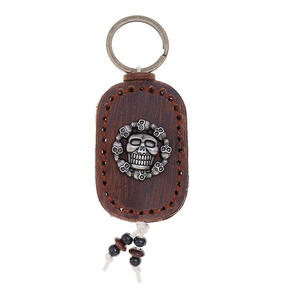 Giá Đỡ Móc Khóa Xe Hơi Bằng Da PU Nhiều Đường Khâu Đa Năng