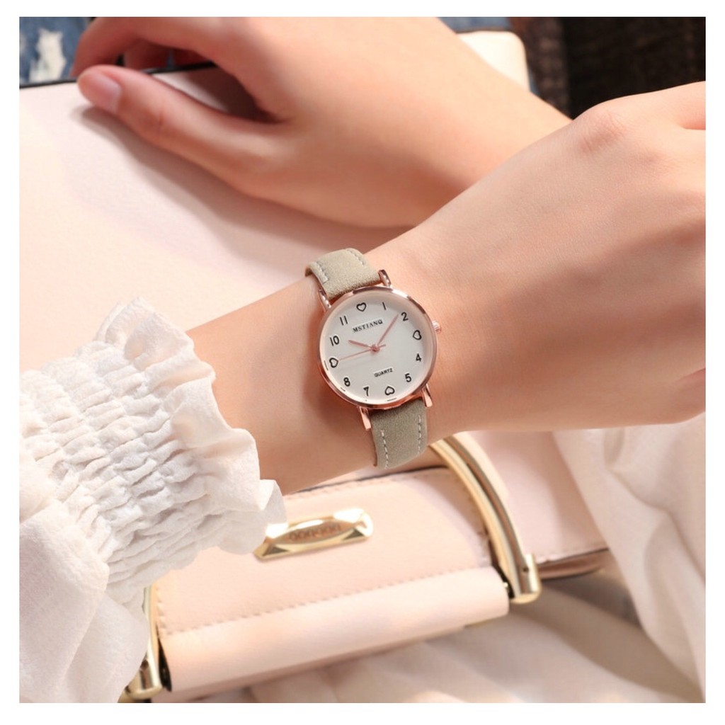 ĐỒNG HỒ NỮ DÂY DA MSTIANQ TRÁI TIM SIÊU HOT | BigBuy360 - bigbuy360.vn