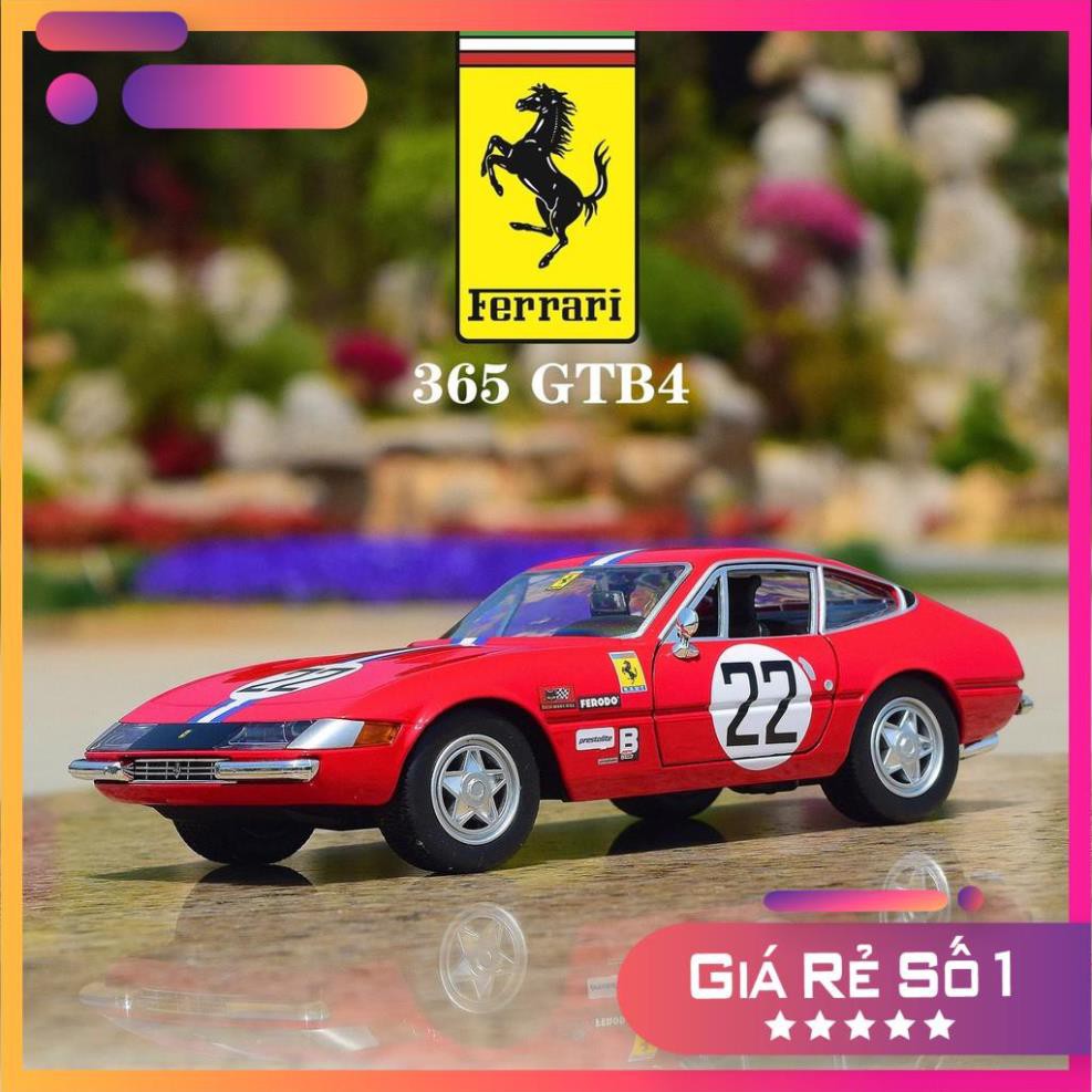 Mô hình xe Ferrari 365 GTB4 Competizione 1st Series 1:24 Bburago