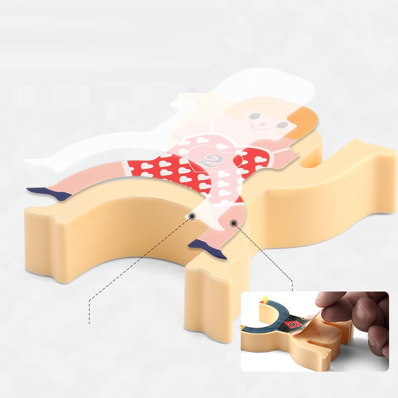 Xếp chồng cân bằng Hercules Jenga bộ đồ chơi xếp khối cân bằng nhựa