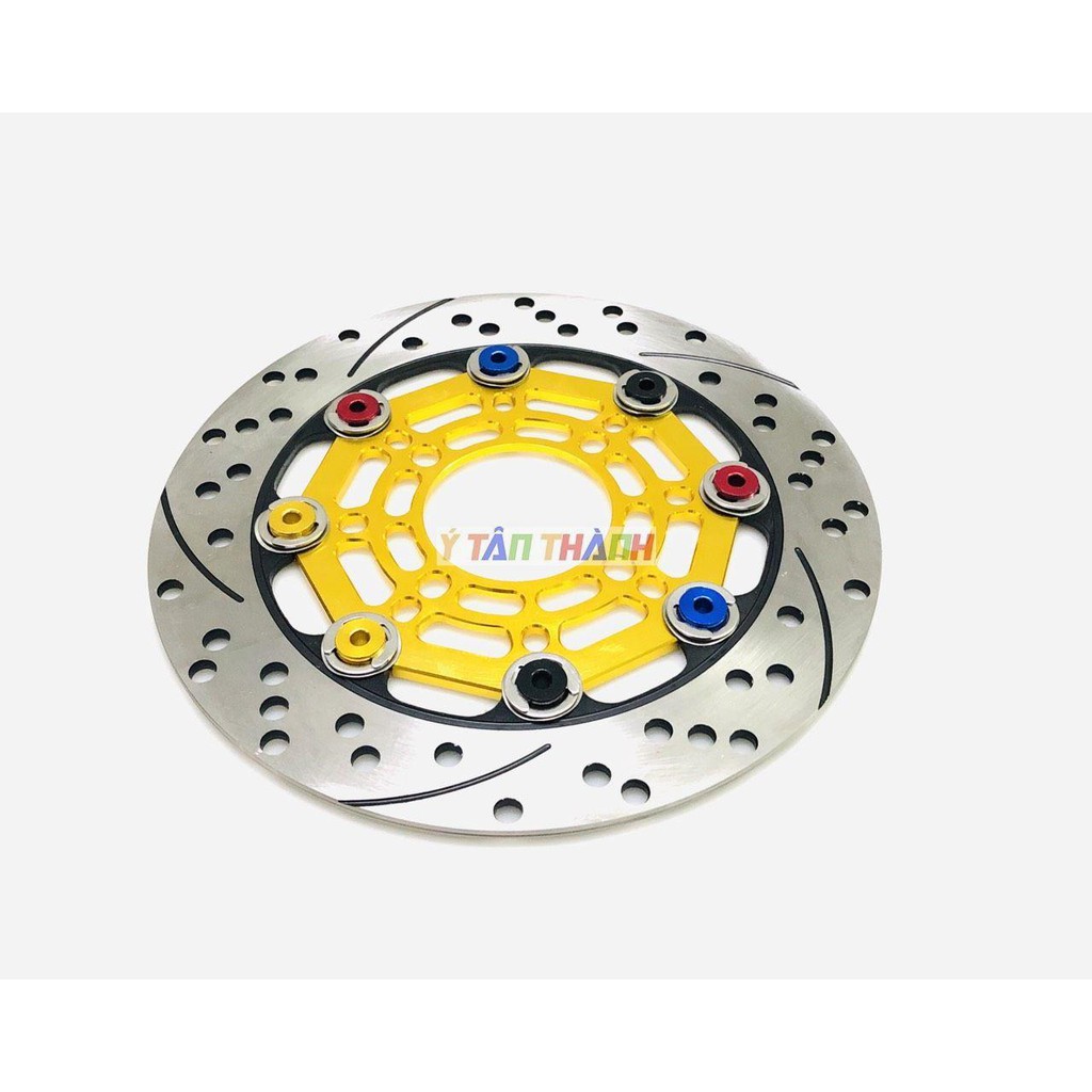 đĩa thắng brembo 220mm vàng