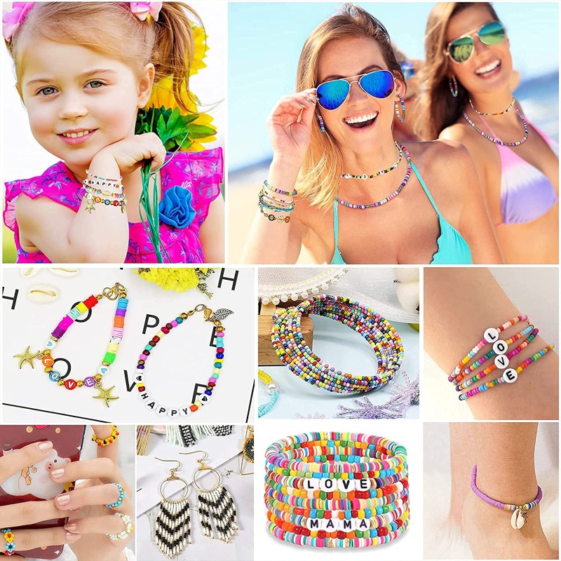 Sa Hộp Nhựa Mềm Đựng Hạt Làm Trang Sức Sáng Tạo