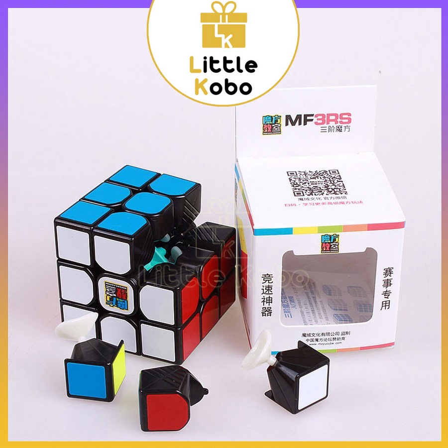 Rubik 3x3 MF3RS 3 Tầng Khối Lập Phương Rubic RS3 Viền Đen Stickerless Đồ Chơi Trí Tuệ