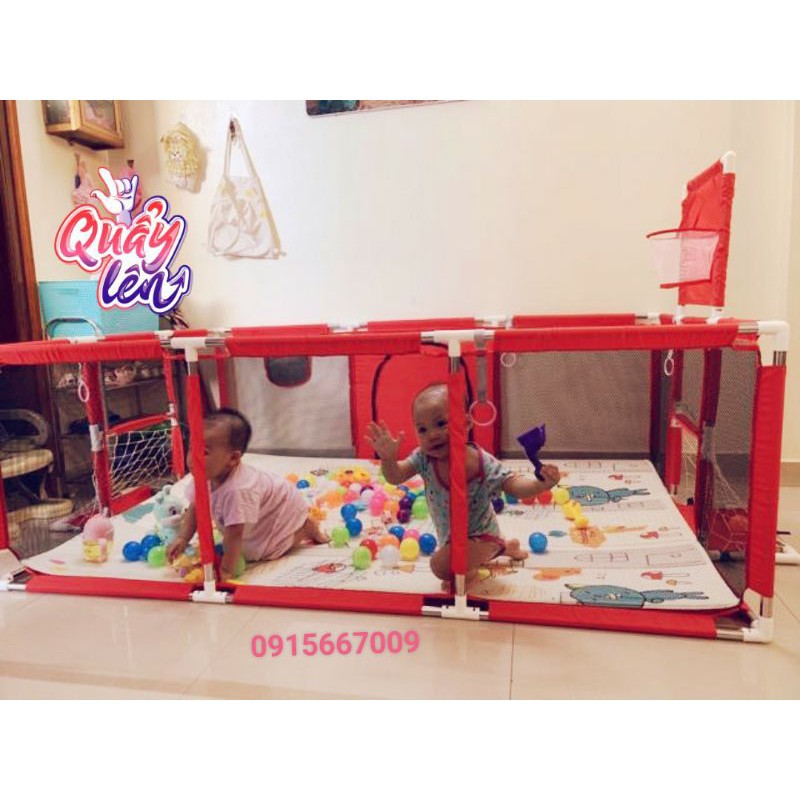 💘 💘 Quây cũi , quây nhà bóng 1m2 x 2m3 cao 64cm  💘