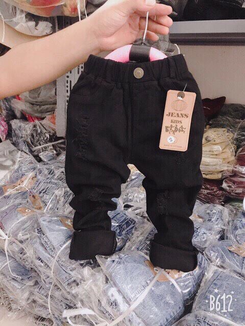 Quần kaki dày mềm co giãn cho bé trai và bé gái 8-30kg