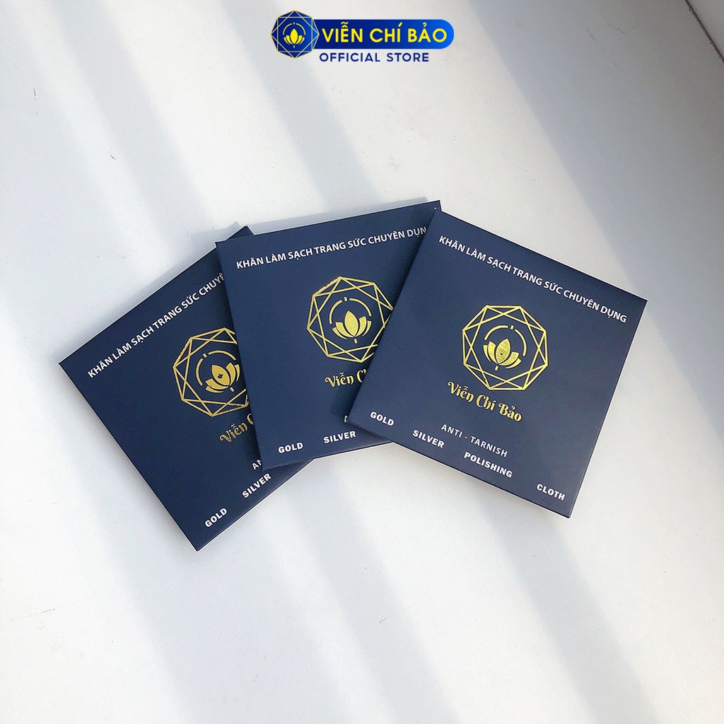 Khăn làm sáng trang sức bạc thương hiệu Viễn Chí Bảo H002