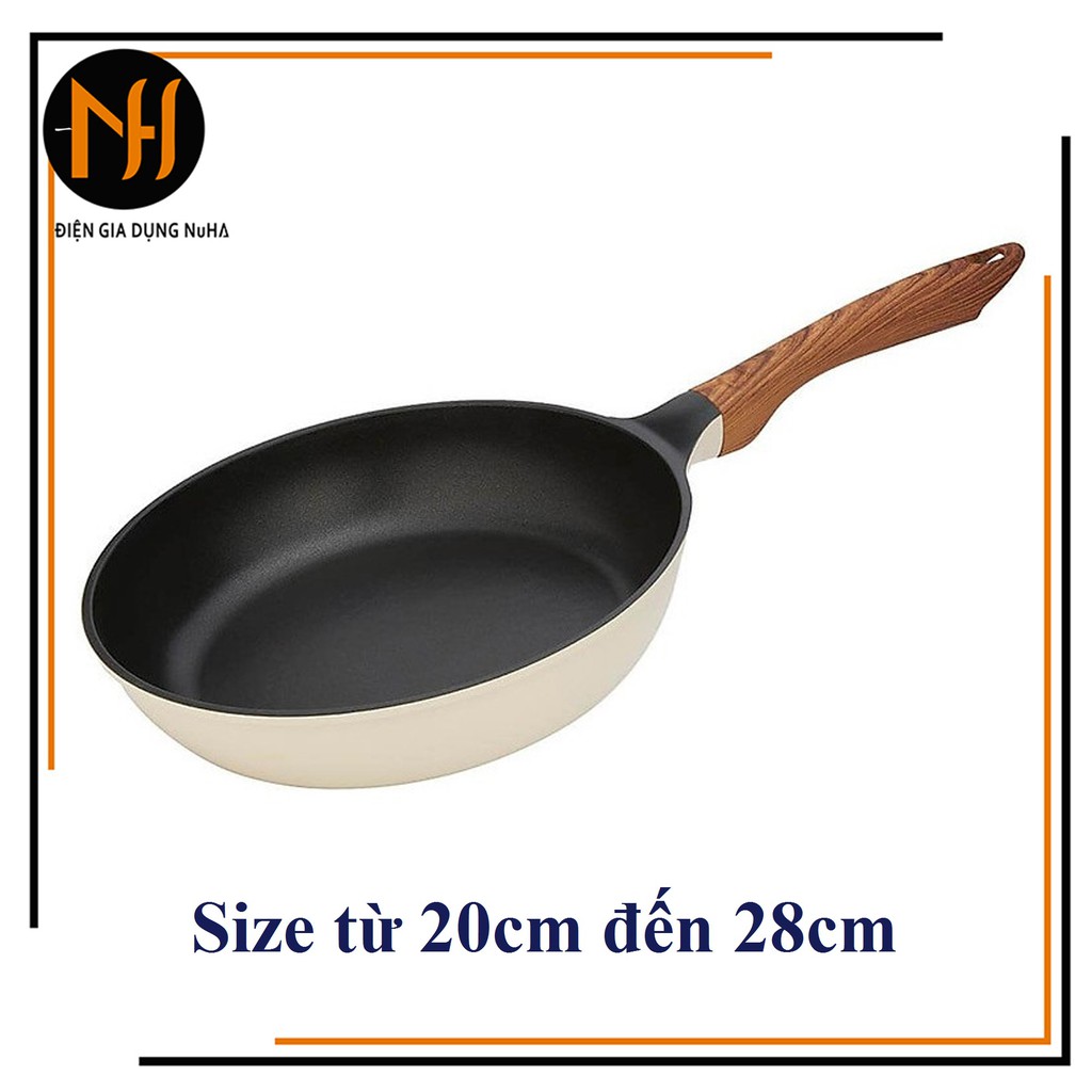 Chảo đúc chống dính Ceramic, đáy từ Greencook GCP03-20/24/26/28cm