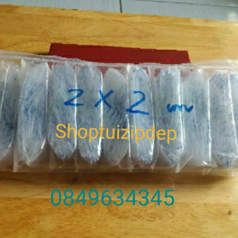 100 chiếc túi zip mini nhỏ đẹp đủ size (1 túi:100c), Ấn chọn size