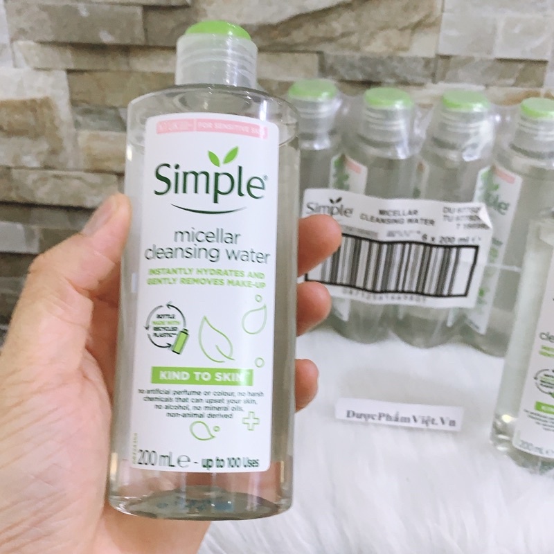 Nước Tẩy Trang Simple Micellar Cleansing Water 200ml