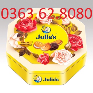 Bánh quy hộp thiếc julie's 270g - hàng tết 2023