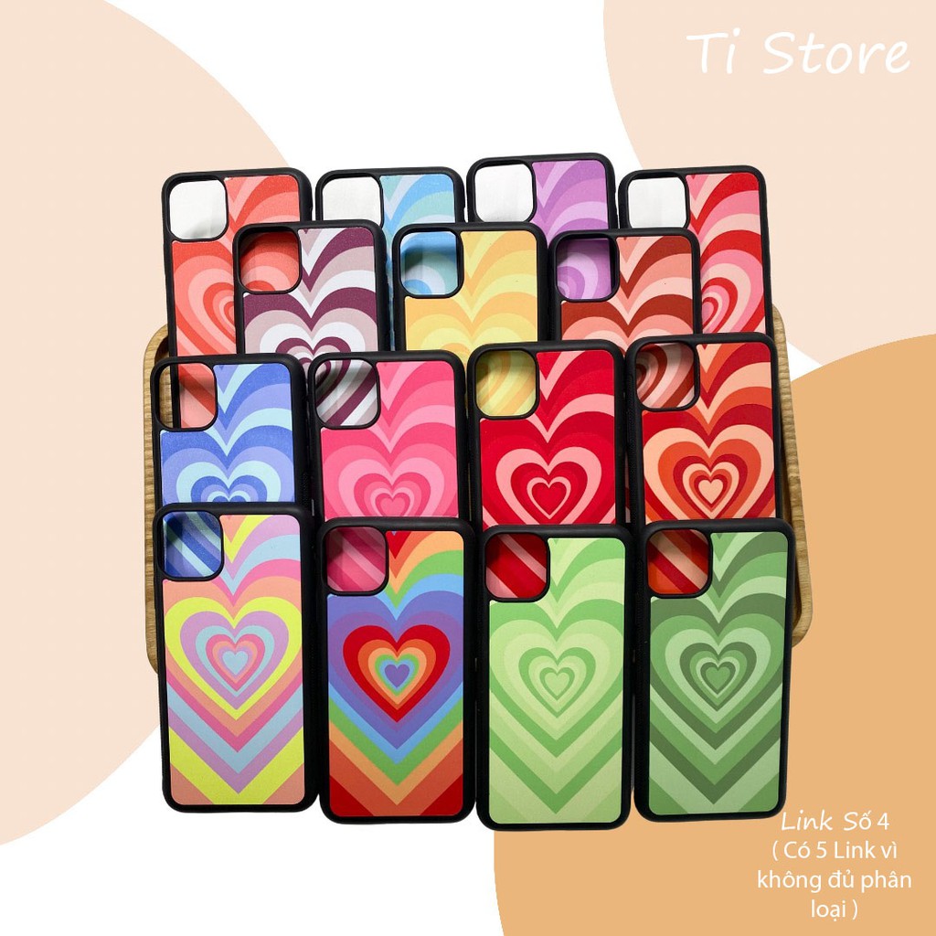 Ốp Lưng Basic Heart 15 Màu iP Link 4 [ TI STORE ]