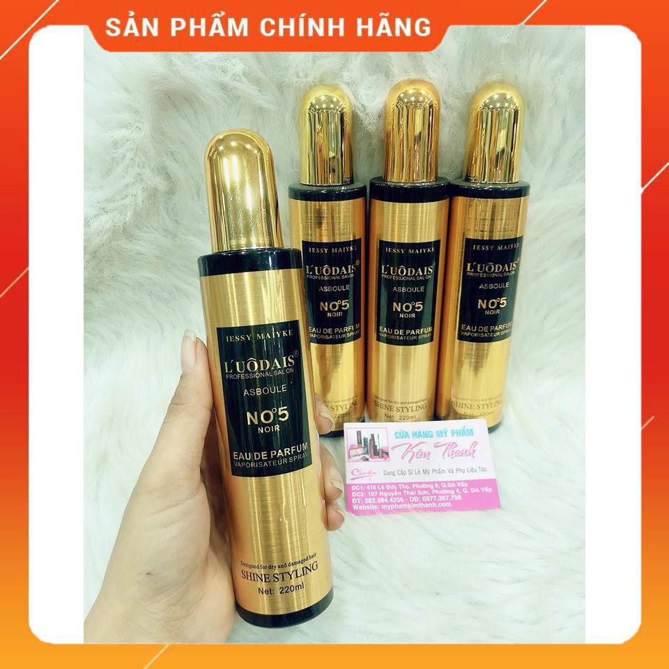 XỊT DƯỠNG TÓC HƯƠNG NƯỚC HOA No5