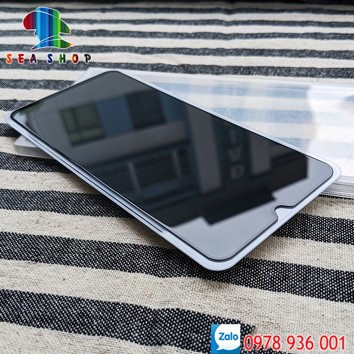 Kính cường lực Realme Q, C21, C21Y, C25, C25S, C25Y, C35 chống nhìn trộm - full màn - Tràn viền-Độ cứng 9H