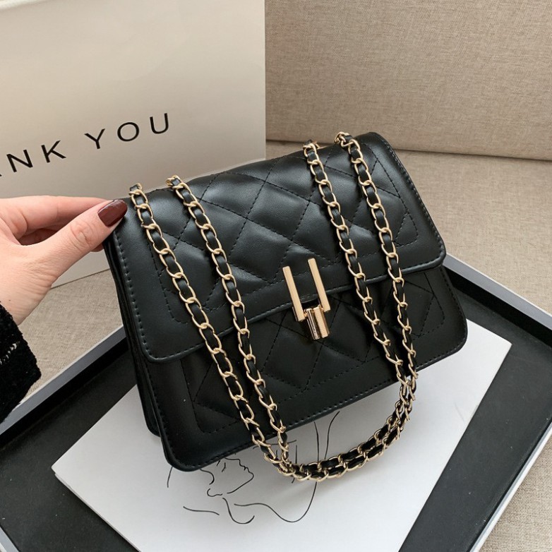 ❤𝑭𝑹𝑬𝑬𝑺𝑯𝑰𝑷 ❤ Túi xách Túi đeo chéo nữ Da PU trần trám Màu đỏ đen trắng Cao cấp công sở đi chơi dự tiệc | BigBuy360 - bigbuy360.vn