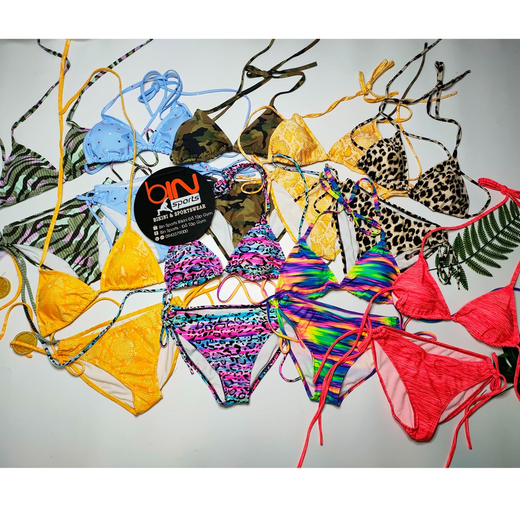 Bikini 2 Mảnh tam giác nhiều màu sexy quyến rũ Bin Sports BHV113 | BigBuy360 - bigbuy360.vn