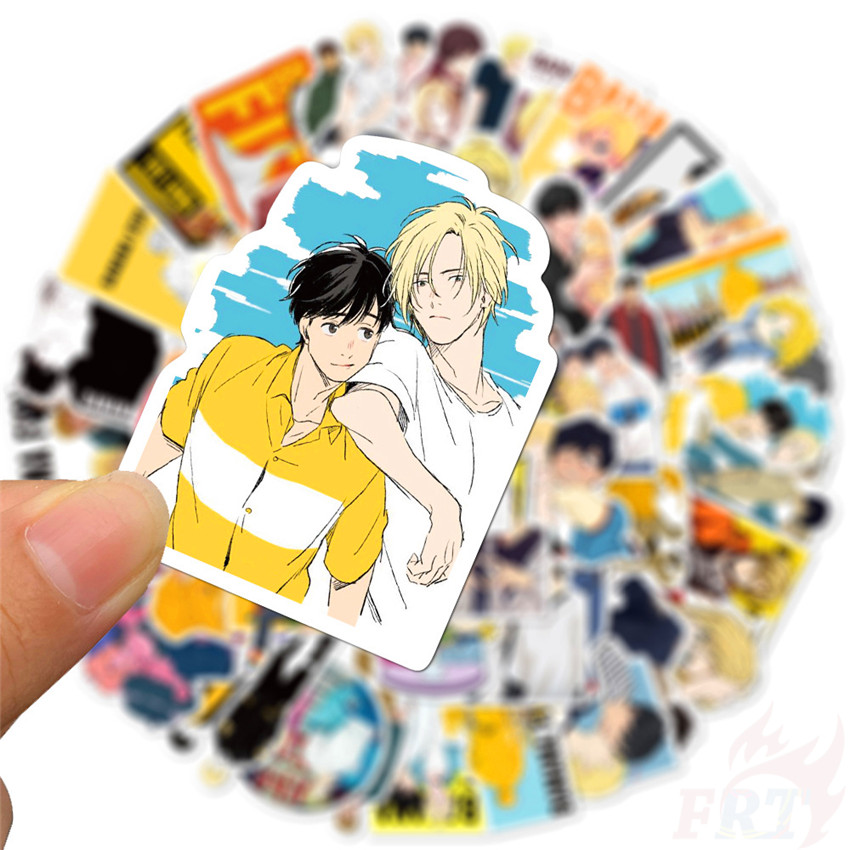 ❉ BANANA FISH - Series 01 Anime Stickers ❉ 50Pcs/Set Waterproof DIY Fashion Decals Doodle Stickers