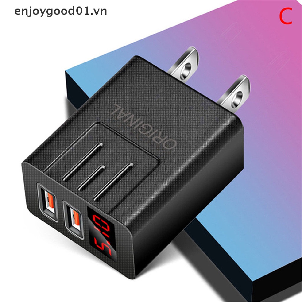 Củ sạc nhanh có màn hình LED kỹ thuật số 45W QC 3.0 USB dùng cho điện thoại