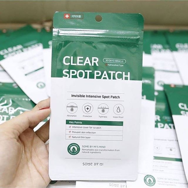 Miếng dán mụn SOMEBYMI CLEAR SPOT PATCH 18pcs (10mm*9ea + 12mm*9ea)