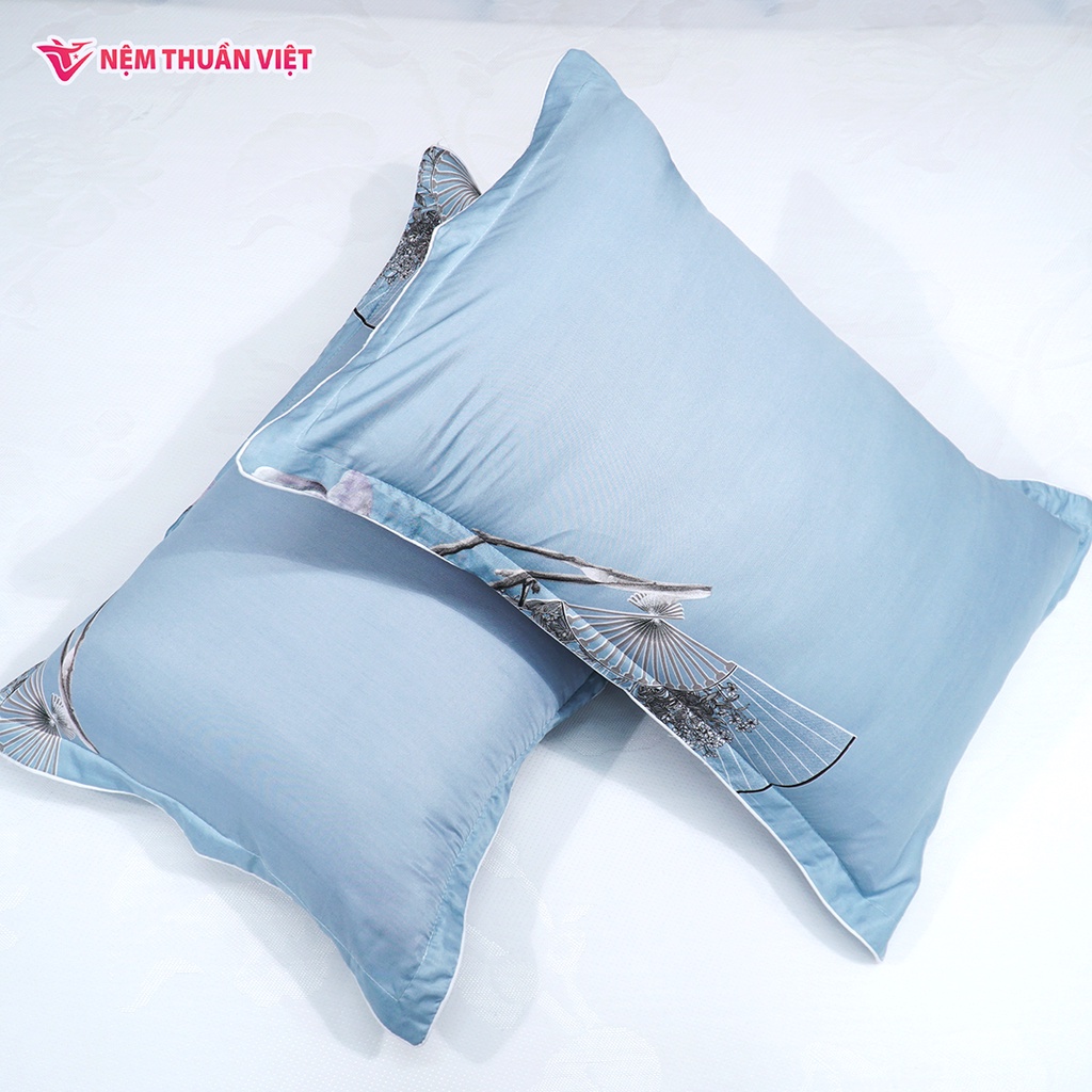 2 Vỏ áo gối nằm Tencel cho gối cao su EC và Massage