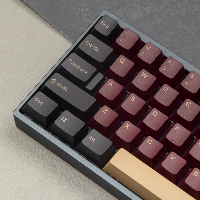 Red Samurai Keycap OEM Profile 135 Phím PBT Double Shot Bàn phím cơ học Keycaps