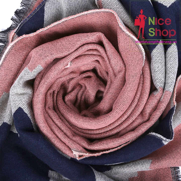 Chiếc khăn gió ấm chất liệu Len cashmere pha trộn mềm mại, hút ẩm - TT0266