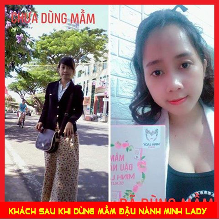 Mầm đậu nành Minh Lady Beauty,Tăng vòng 1 an toàn hiệu quả❤️[MUA 1 TẶNG 2] Tặng son môi❤️ tặng thước dây đo | BigBuy360 - bigbuy360.vn