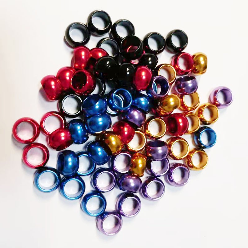 Set 30 Vòng Đeo Chân 8mm Bằng Nhôm Dùng Huấn Luyện Chim Bồ Câu