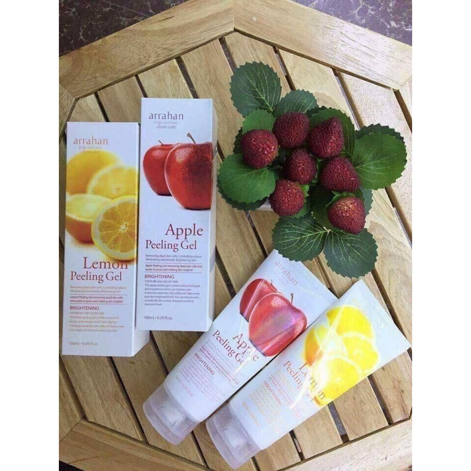 Gel Tẩy Da Chết Hoa Quả Làm Trắng Da Arrahan Whitening Peeling Gel 180ml - Da Mềm Mịn, Trắng Sáng | BigBuy360 - bigbuy360.vn