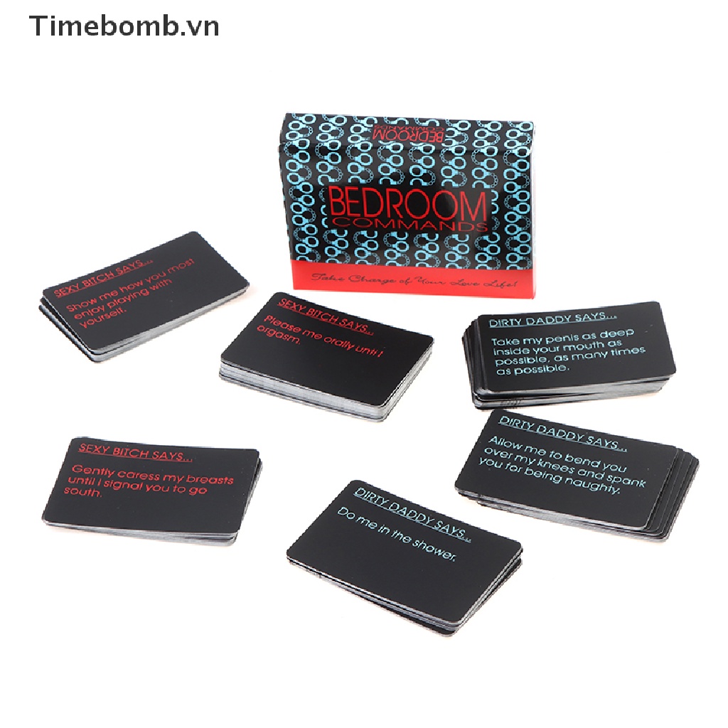 Bộ 108 Thẻ Bài Trò Chơi Risque Vui Nhộn Trang Trí Phòng Ngủ