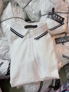 ÁO POLO NỮ VIỀN CỔ