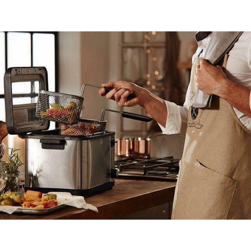 Nồi chiên ngập dầu Silvercrest 3L kèm 3 rổ chiên