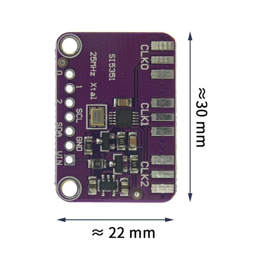 Bảng Mạch Tạo Tín Hiệu Si5351 I2C DC 3V-5V