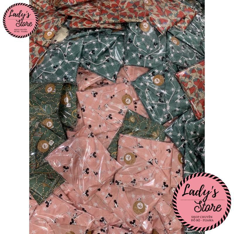 [FREE SHIP] Đồ Ngủ💖Đồ Bộ Pijama Lụa Tay Ngắn-Quần Dài Cao Cấp | BigBuy360 - bigbuy360.vn