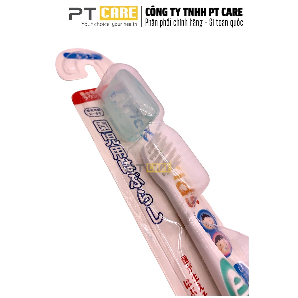 PT CARE | Bàn Chải Cho Bé 2 - 6 Tuổi Okamura Picca Kids Lông Mềm Nhật Bản