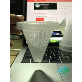 [FREE SHIP 50K] Phễu nhựa trắng đựng giun, trùn chỉ cho cá ăn