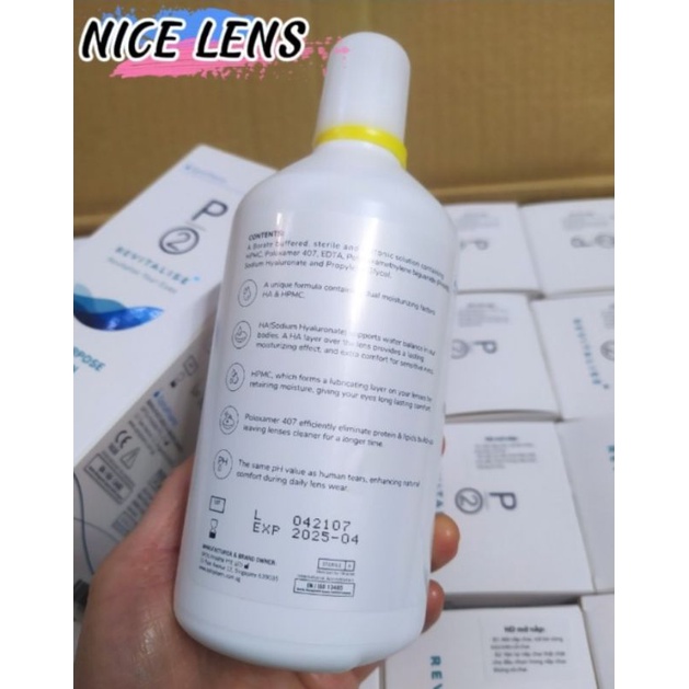 Nước ngâm kính áp tròng P2 Revitalize 360ml