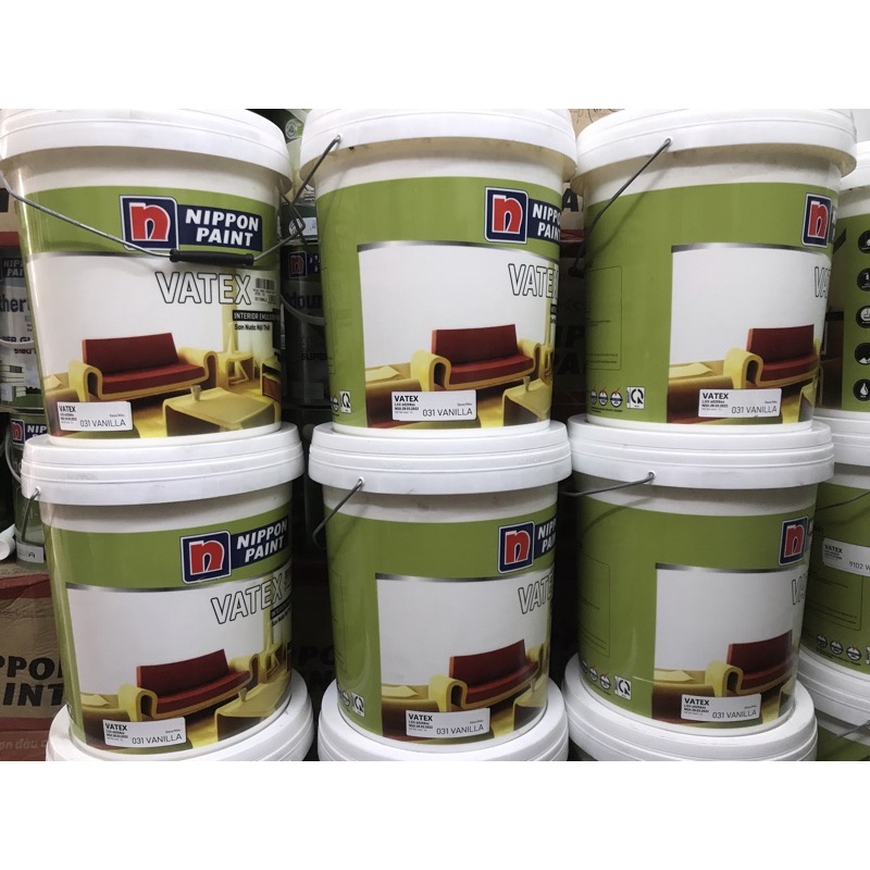 VATEX 031 mầu vàng là loại sơn nước cho các tường nội thất ( không ship đc đi tỉnh ) ở HN đặt hoả tốc giúp Shop nha