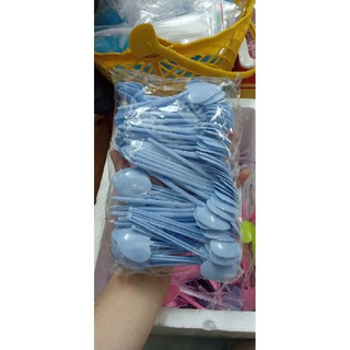 Combo 100 xẻng tim [màu xanh dương]