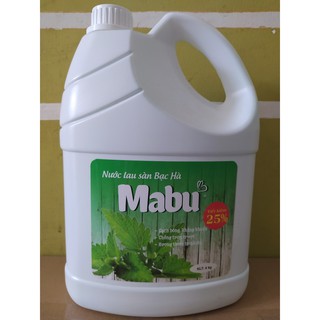Nước lau sàn đậm đặc MABU 4Kg Hương Bạc Hà