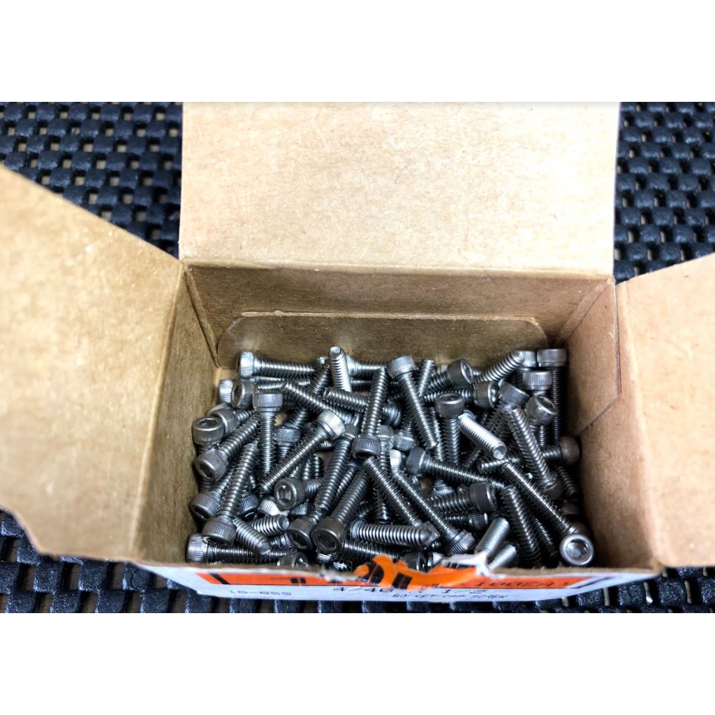 ỐC - BULONG LỤC GIÁC HỆ INCH 4/40 CHẤT LIỆU INOX 304 - ( 5 con )