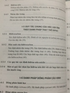 Sách - Danh pháp hợp chất Hữu Cơ
