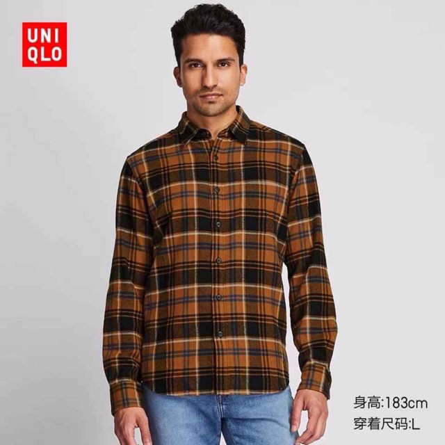 Áo sơmi dài tay nam Uniqlo chính hãng