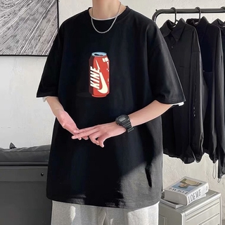 Áo Thun Ngắn Tay In Chữ Coca Cola Thời Trang Hàn Quốc 2021 (M-3Xl)