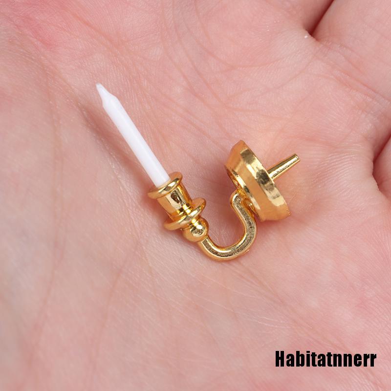 Mô Hình Nến Kim Loại Trang Trí Nhà Búp Bê Tỉ Lệ 1 / 12