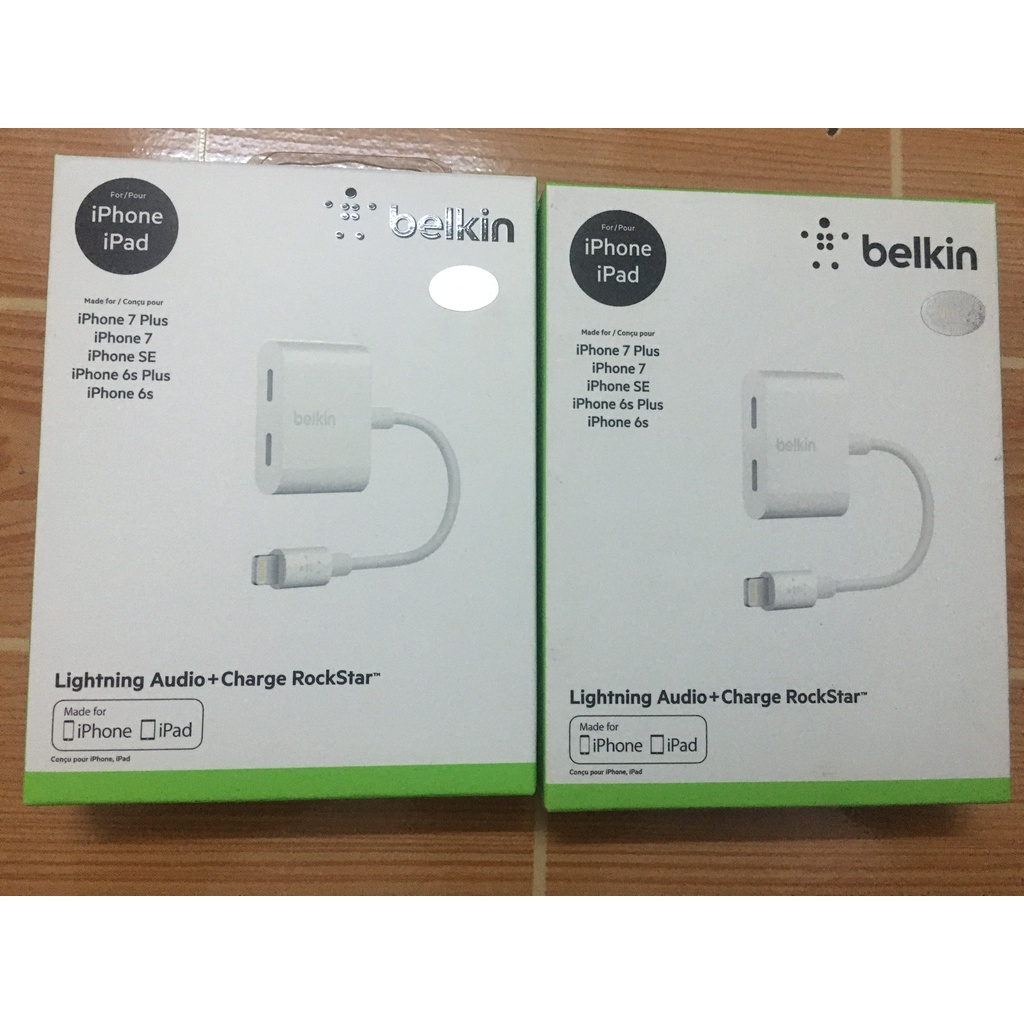 Bộ chia Lightning ra Audio Charge Belkin F8J198bt