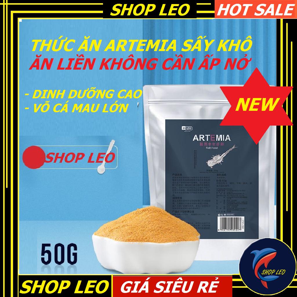 Thức ăn artemia YEE hộp  sấy khô - Thức ăn cá giàu dinh dưỡng - artemia chất lượng cao
