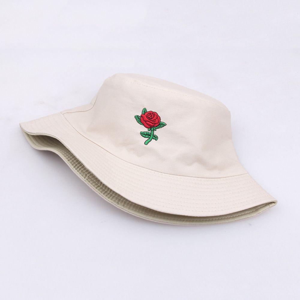 BSUNS Nón Tai Bèo Thêu Hoa Hồng Xinh Xắn Thời Trang