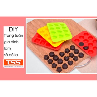 Khuôn silicone làm đá, socola,...