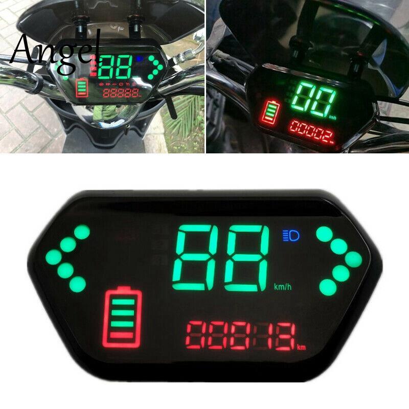 Đồng hồ đo tốc độ màn hình LCD 48V / 60V cho xe máy điện